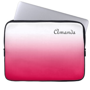 Capa Para Notebook Vermelho brilhante de verão e gradiente ombre bran