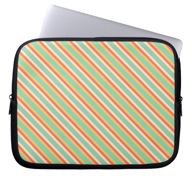 Capa Para Notebook Vermelhos Amarelos Vermelhos Retroativos (Frente)