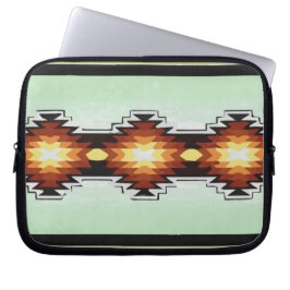 Capa Para Notebook Vetor tribal asteca do teste padrão de turquesa de