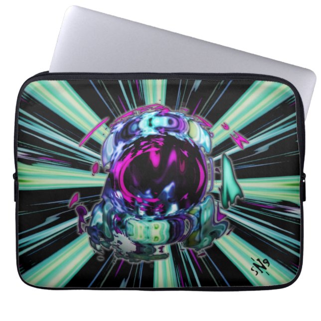 Capa Para Notebook Viagem do astronauta v3 (Frente)