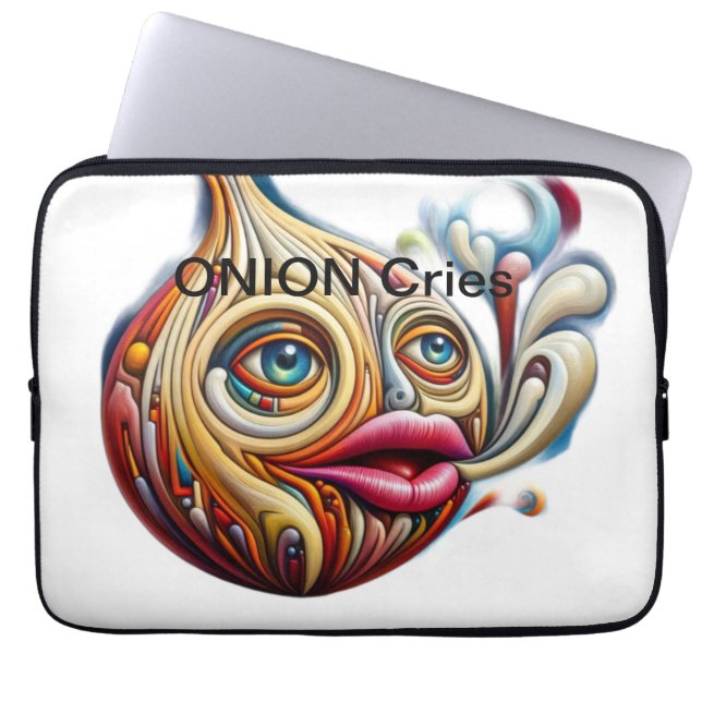 Capa Para Notebook 🎨 Viagem Emocional de uma ONION. (Frente)