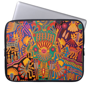 Capa Para Notebook Viagem tribal maia mexicano de Boho da arte de