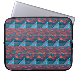 Capa Para Notebook Viagem, um padrão Abstrato