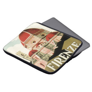 Capa Para Notebook Viagens vintage Florence Firenze Itália Church Duo