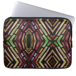 Capa Para Notebook Vibração de Vidro Colorido Padrão de Joias