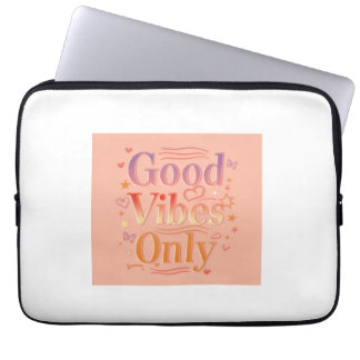 Capa Para Notebook Vibrações para um bom dia