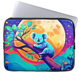 Capa Para Notebook Vibrant Koala Moon