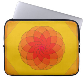 Capa Para Notebook Vibrant Sunburst Design