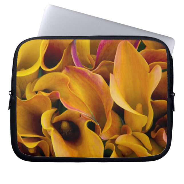 Capa Para Notebook Vibrantes copos-de-leite coloridos no (Frente)