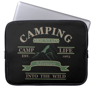 Capa Para Notebook Vida de campista de campismo