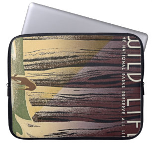 Capa Para Notebook Vida selvagem - os parques nacionais preservam