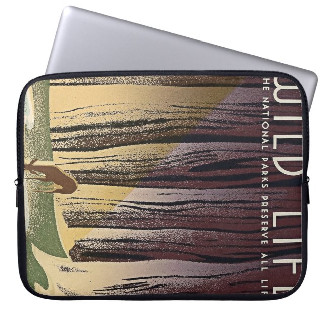 Capa Para Notebook Vida selvagem - os parques nacionais preservam (Frente)