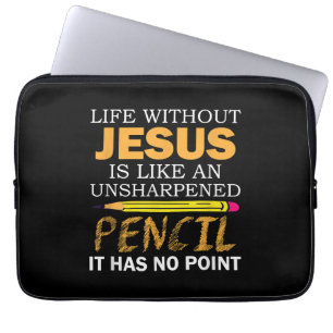 Capa Para Notebook Vida Sem Jesus Engraçado Cristão Fé Religiosa