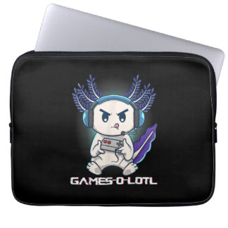 Capa Para Notebook Videos games de Console de Reprodução do Axolotl C