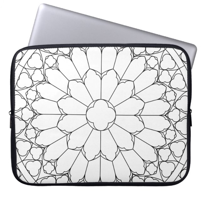 Capa Para Notebook Vidro rosa (Frente)