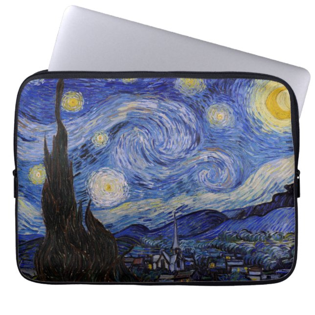 Capa Para Notebook Vincent Van Gogh - A noite de Starry (Frente)