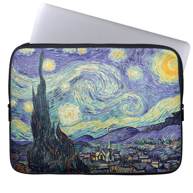 Capa Para Notebook Vincent Van Gogh/ A Noite Estrelada (Frente)