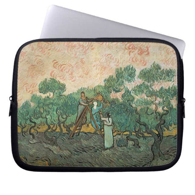 Capa Para Notebook Vincent van Gogh | as máquinas desbastadoras (Frente)