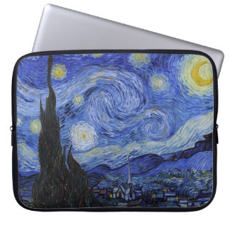 Capa Para Notebook Vincent Van Gogh, Bolsa de laptop "Starry Night" 1