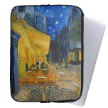 Capa Para Notebook Vincent van Gogh - Cafe Terrace à Noite<br><div class="desc">Cafe Terrace no Place du Forum na Noite - Vincent van Gogh,  1888</div>
