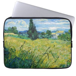 Capa Para Notebook Vincent van Gogh - Campo de Trigo Verde com Cypres