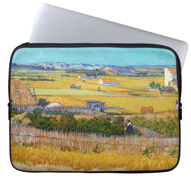 Capa Para Notebook Vincent van Gogh - Colheita em La Crau (Frente)