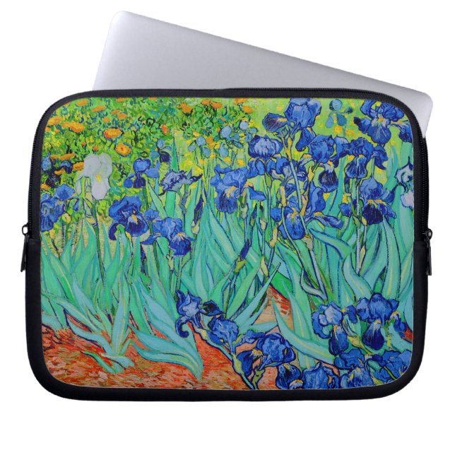 Capa Para Notebook vincent van gogh púrpura irises (Frente)