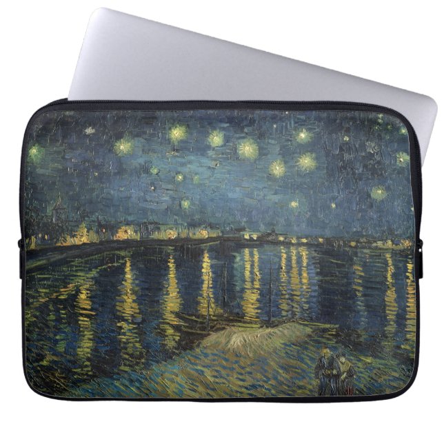 Capa Para Notebook Vincent van Gogh | Starry Night Over the Rhone (Frente)