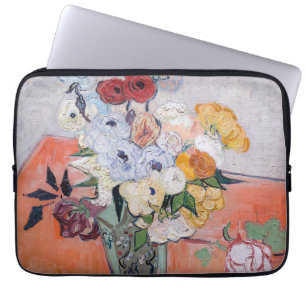 Capa Para Notebook Vincent van Gogh - Vase com Rosas e Anêmonas