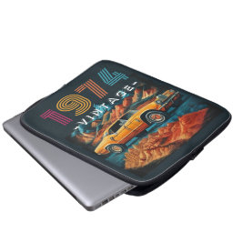 Capa Para Notebook Vintage, 1974, carro legal