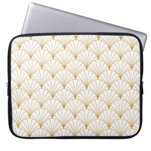 Capa Para Notebook Vintage Art Deco Padrão Invisível. Decor geomét