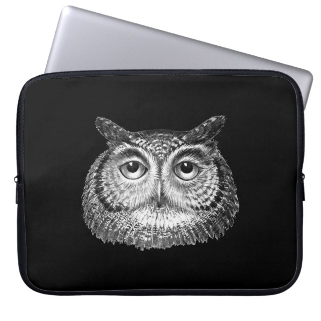 Capa Para Notebook Vintage Boho Owl Design (Frente)