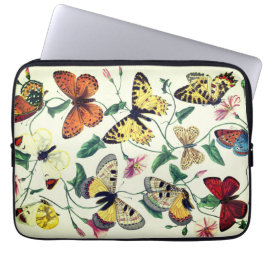 Capa Para Notebook Vintage Butterfly & Moth Painting (filtro clássico
