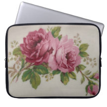 Vintage Cabbage Rosa Elegance Eletrônicos Bag