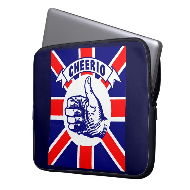 Capa Para Notebook Vintage Cheerio (Frente Esquerda)