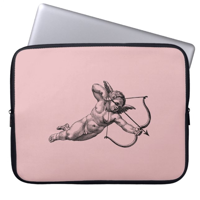 Capa Para Notebook Vintage Cherub Angel Cupid Love (Frente)