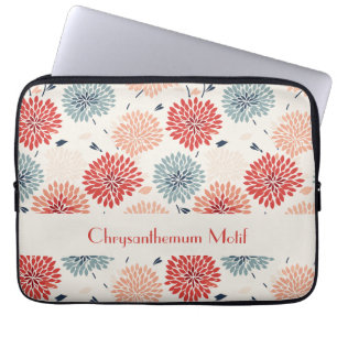 Capa Para Notebook Vintage Chrysanthemum Motif Japenese Patterno
