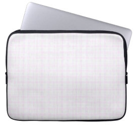 Capa Para Notebook Vintage Cottage White Blush Plaid