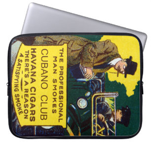 Capa Para Notebook Vintage Cubano Club Cigars
