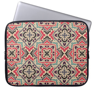 Capa Para Notebook Vintage damask de plano de fundo sem falhas. Elega