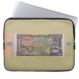 Capa Para Notebook Vintage Ethiopian Birr Banknote
