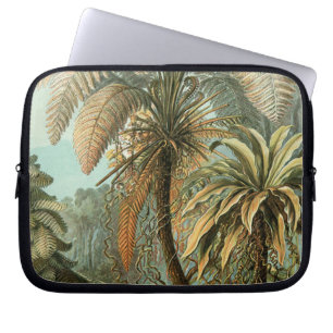 Capa Para Notebook Vintage Ferns e Palm Tree Botânico