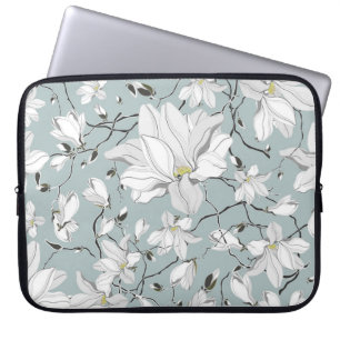 Capa Para Notebook Vintage Floral Textura Invisível