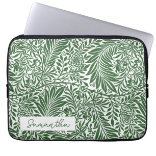 Capa Para Notebook Vintage Floral William Morris Willow Bough Green