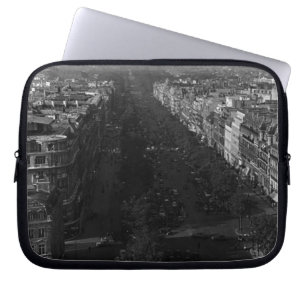Capa Para Notebook Vintage França Paris champs elysees avenida Mouse 