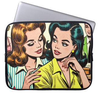 Capa Para Notebook Vintage Girls Romance Histórias em quadrinhos