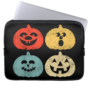 Capa Para Notebook Vintage Halloween Pumpkin Funny Retro Gift