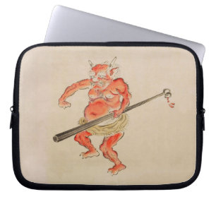Capa Para Notebook Vintage Japonês Oni Yokai
