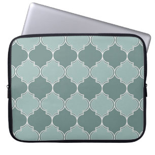 Capa Para Notebook Vintage marroquino trellis quatrefoil perfeitament