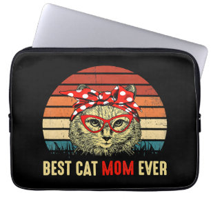 Capa Para Notebook Vintage Melhor Gato Mamãe Feliz Dia das Mães Prese